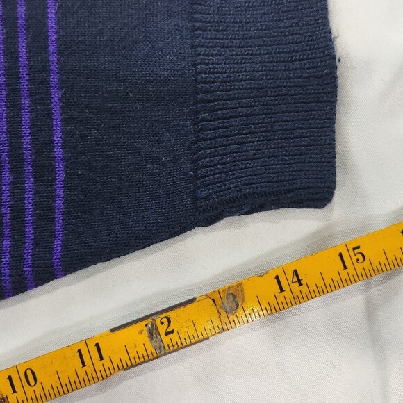 Alfred Dunner Vintage Coogi Style Striped Sweater X Large Blue Green
Lot H - Picture 7 of 7